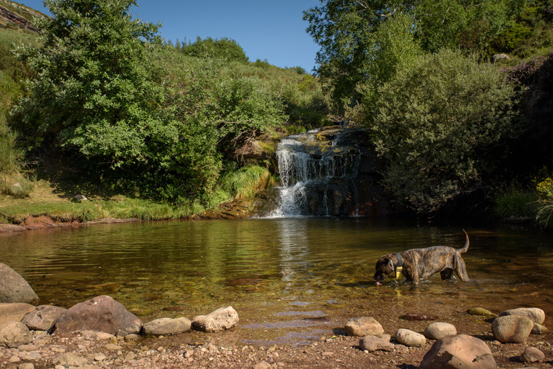 Poza que forma la cascada de Cirezos